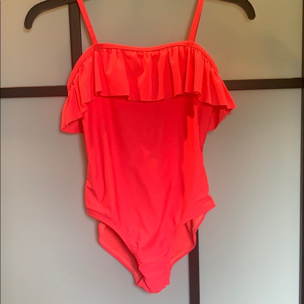 Neon Pink 💓 Ruffled Swim Suit